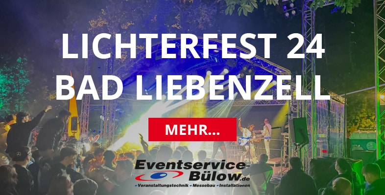 Lichterfest in Bad Liebenzell 2024 mit Eventservice Bülow